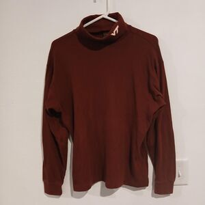 Virginia Tech Hokies Women's Burgundy Turtleneck Shirt Size L